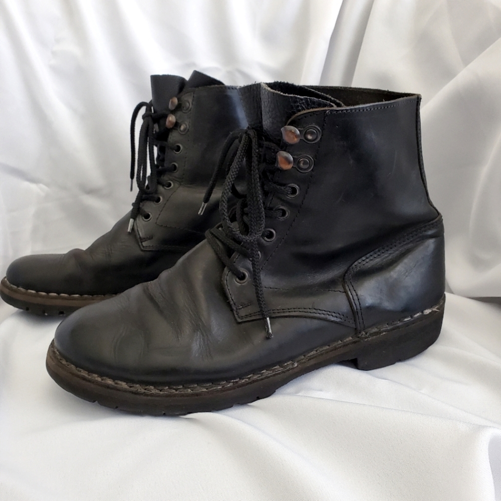 Diesel Black Gold Combat Boots